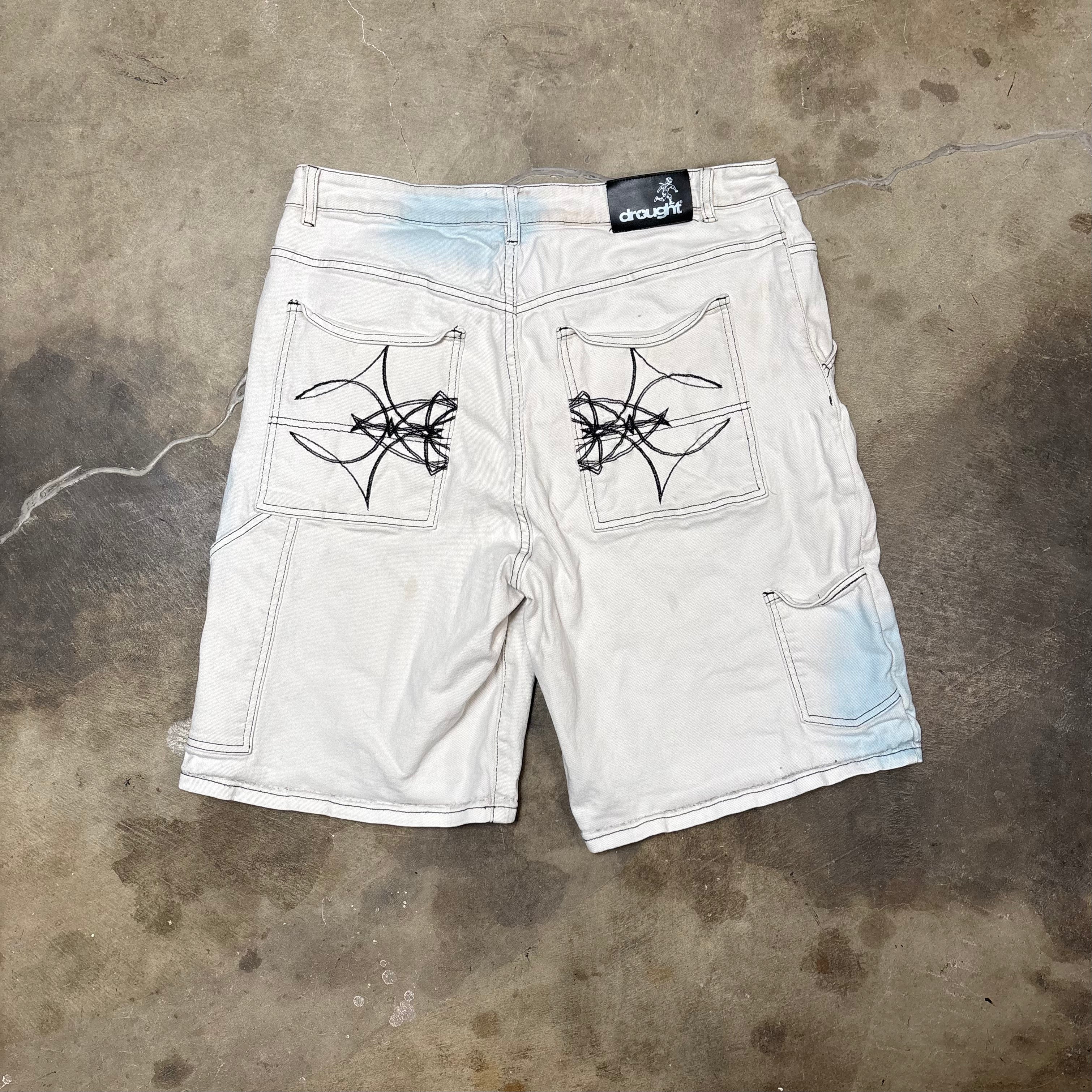 Drought Sashiko Stitched Shorts (38)